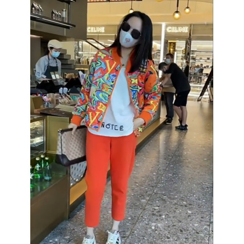 歐洲站棉服套裝冬爆款潮牌範時尚韓版休閒立領輕薄減齡短外套