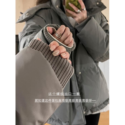 冬季愛心刺綉短款加厚棉衣女小個子麵包服寬松學生羽絨棉服厚外套 冬季愛心刺綉短款加厚棉衣女小個子麵包服寬松學生羽絨棉服厚外套