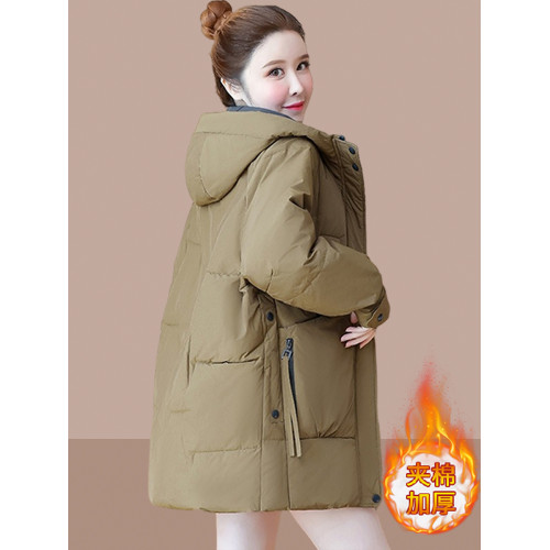 2025冬季新款女裝中長款棉衣棉服加厚保暖棉襖小個子夾棉外套爆款 2025冬季新款女裝中長款棉衣棉服加厚保暖棉襖小個子夾棉外套爆款