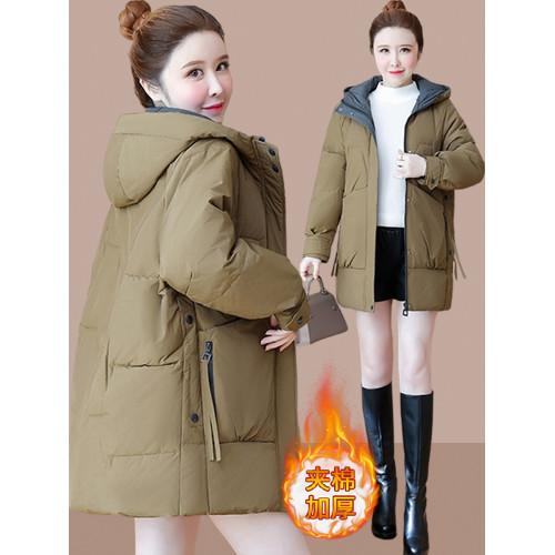 2025冬季新款女裝中長款棉衣棉服加厚保暖棉襖小個子夾棉外套爆款 2025冬季新款女裝中長款棉衣棉服加厚保暖棉襖小個子夾棉外套爆款