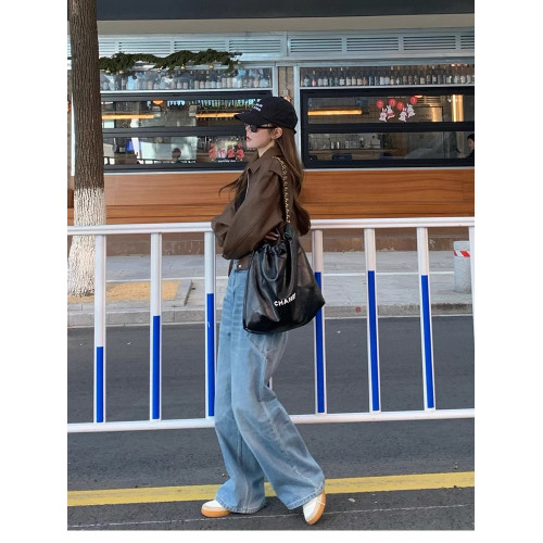 棕色皮衣外套女短款2024新款今年流行高級感小個子美拉德pu皮夾克 棕色皮衣外套女短款2024新款今年流行高級感小個子美拉德pu皮夾克