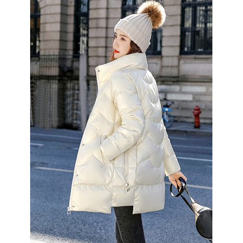 免洗棉襖女2025新款冬季洋氣羽絨棉服韓版寬松輕薄棉衣外套中長款 免洗棉襖女2025新款冬季洋氣羽絨棉服韓版寬松輕薄棉衣外套中長款