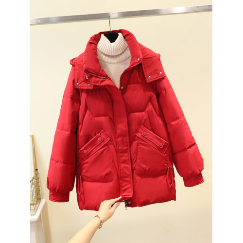 羽絨棉服女2025年新款時尚寬松爆款棉衣韓版百搭冬季加厚棉襖外套