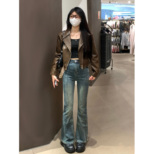 黑色皮衣外套女短款小個子2025春秋季復古機車服港風氣質pu皮夾克 黑色皮衣外套女短款小個子2025春秋季復古機車服港風氣質pu皮夾克