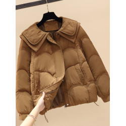 高級感棉衣2025女冬季新款棉襖厚外套小個子黑色爆款短款羽絨棉服