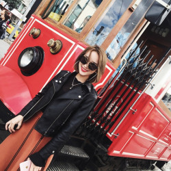 皮衣外套女2025年新款秋裝韓版修身短款學生小個子休閒機車皮夾克