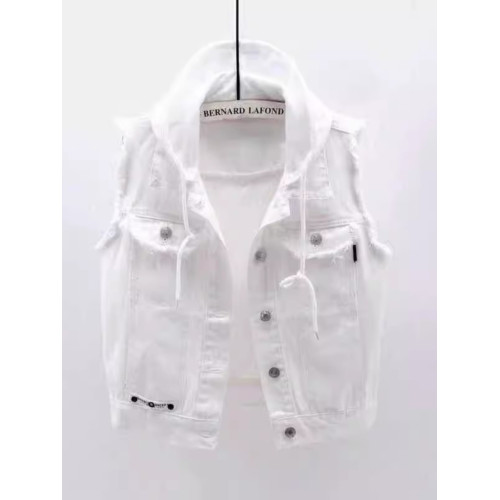 牛仔馬甲女短款外穿歐貨2025春秋季新款韓版洋氣個性時尚背心坎肩 牛仔馬甲女短款外穿歐貨2025春秋季新款韓版洋氣個性時尚背心坎肩