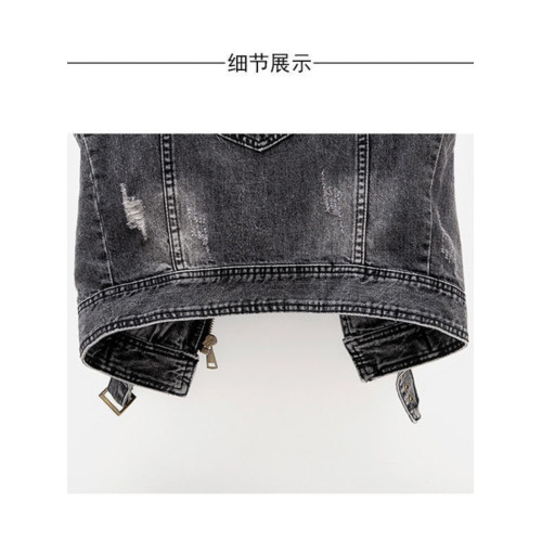 牛仔馬甲女短款外穿歐貨2025春秋季新款韓版洋氣個性時尚背心坎肩 牛仔馬甲女短款外穿歐貨2025春秋季新款韓版洋氣個性時尚背心坎肩