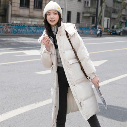 2024年新款棉襖韓版冬季外套女寬松羽絨棉服中長款棉衣ins港風 2024年新款棉襖韓版冬季外套女寬松羽絨棉服中長款棉衣ins港風