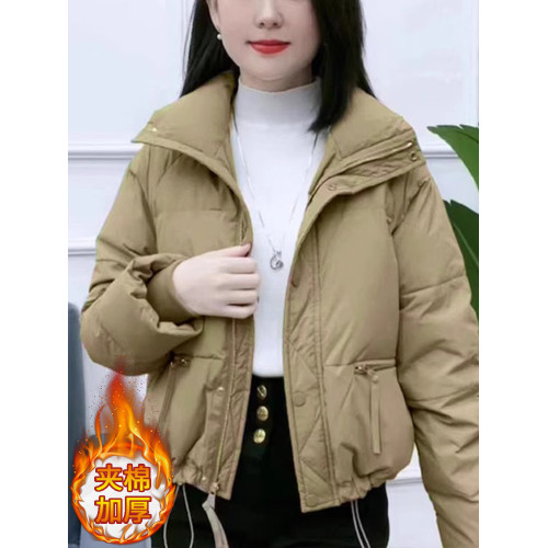 小個子羽絨棉服女短款冬季2025新款棉衣高級感加厚保暖麵包服外套 小個子羽絨棉服女短款冬季2025新款棉衣高級感加厚保暖麵包服外套
