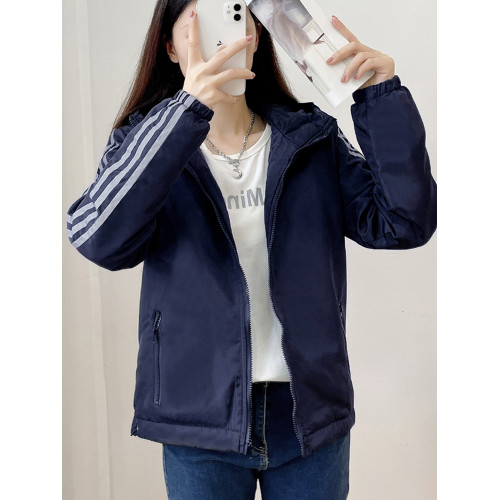 初冬二棉棉衣加棉外套女大碼寬松百搭胖mm薄棉連帽棉服夾克薄棉襖 初冬二棉棉衣加棉外套女大碼寬松百搭胖mm薄棉連帽棉服夾克薄棉襖