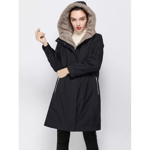 冬季大碼韓版加絨加厚派克棉衣棉服女內膽仿羊剪絨休閒寬松大衣厚 冬季大碼韓版加絨加厚派克棉衣棉服女內膽仿羊剪絨休閒寬松大衣厚