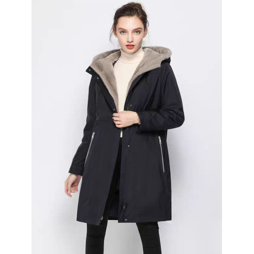 冬季大碼韓版加絨加厚派克棉衣棉服女內膽仿羊剪絨休閒寬松大衣厚 冬季大碼韓版加絨加厚派克棉衣棉服女內膽仿羊剪絨休閒寬松大衣厚