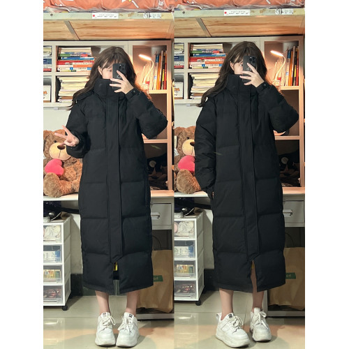 長款棉服女中戯冬季2025新款韓版過膝加厚寬松情侶休閒棉襖外套 長款棉服女中戯冬季2025新款韓版過膝加厚寬松情侶休閒棉襖外套