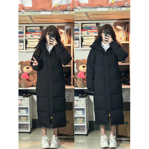 長款棉服女中戯冬季2025新款韓版過膝加厚寬松情侶休閒棉襖外套 長款棉服女中戯冬季2025新款韓版過膝加厚寬松情侶休閒棉襖外套