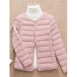 2025年新款羽絨棉服女輕薄款短款百搭輕薄保暖內外穿工裝外套