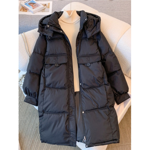 大碼女裝春季2026新款棉服外套中長款設計感時尚百搭寬鬆羽絨服潮