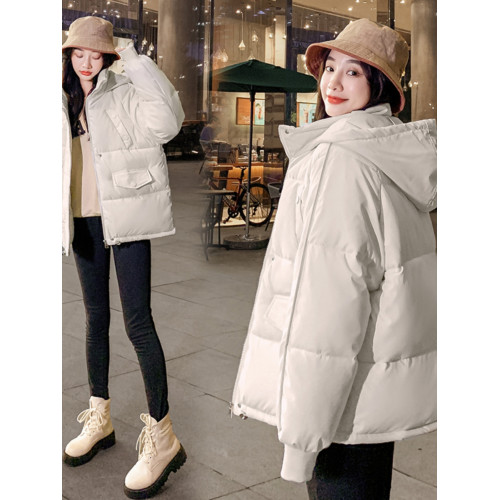 短款羽絨棉衣麵包服棉服女韓系寬松秋冬季外套厚棉襖2025年新款潮 短款羽絨棉衣麵包服棉服女韓系寬松秋冬季外套厚棉襖2025年新款潮