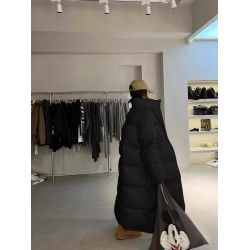 大被子羽絨棉服女2025年新款冬季超長款過膝棉襖棉衣加厚冬裝外套