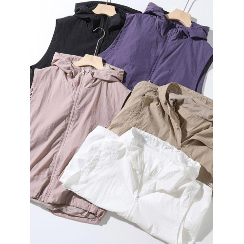 2025夏季新款女士時尚洋氣沖鋒衣馬甲外套減齡顯瘦輕薄背心馬夾潮 2025夏季新款女士時尚洋氣沖鋒衣馬甲外套減齡顯瘦輕薄背心馬夾潮