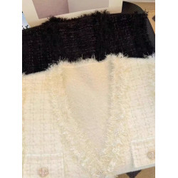 香風小馬甲女2025早春季新款背心韓版編織寬松馬夾外套工裝風上衣