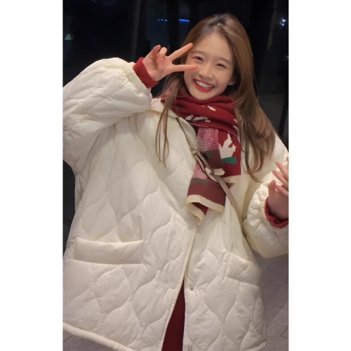 反季短款羽絨棉服女冬2025菱格加厚設計麵包服韓版寬松棉衣襖外套 反季短款羽絨棉服女冬2025菱格加厚設計麵包服韓版寬松棉衣襖外套