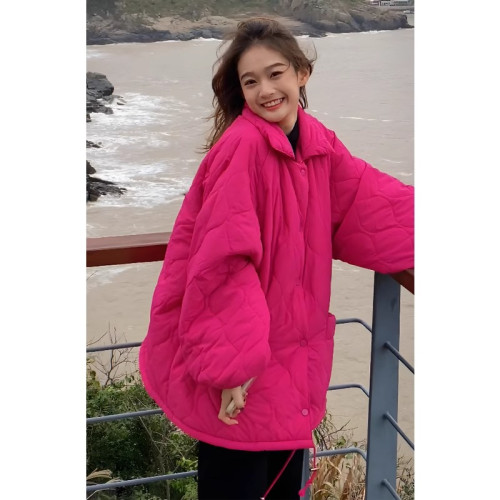 反季短款羽絨棉服女冬2025菱格加厚設計麵包服韓版寬松棉衣襖外套 反季短款羽絨棉服女冬2025菱格加厚設計麵包服韓版寬松棉衣襖外套