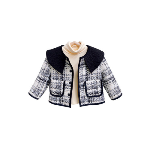 女.童小香風加厚外套2024秋冬新款兒1童冬裝棉衣女寶寶韓版大衣潮 女.童小香風加厚外套2024秋冬新款兒1童冬裝棉衣女寶寶韓版大衣潮