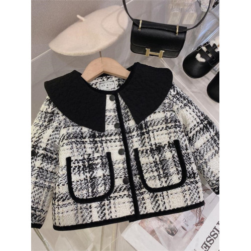 女.童小香風加厚外套2024秋冬新款兒1童冬裝棉衣女寶寶韓版大衣潮 女.童小香風加厚外套2024秋冬新款兒1童冬裝棉衣女寶寶韓版大衣潮