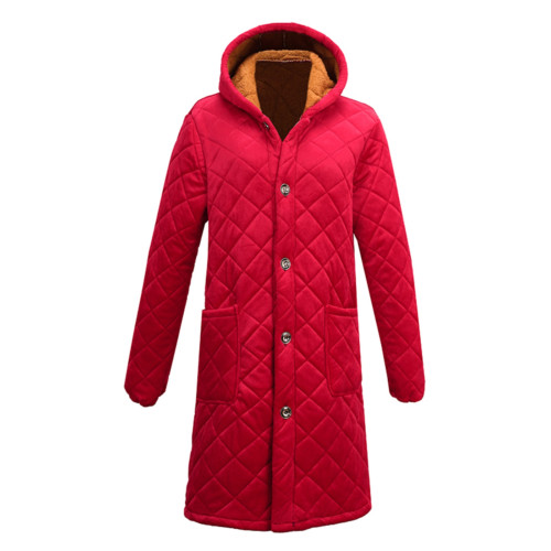 冬加絨加厚女棉服冬季外套保暖媽媽裝寬松大碼棉襖罩衣中老年女裝 冬加絨加厚女棉服冬季外套保暖媽媽裝寬松大碼棉襖罩衣中老年女裝