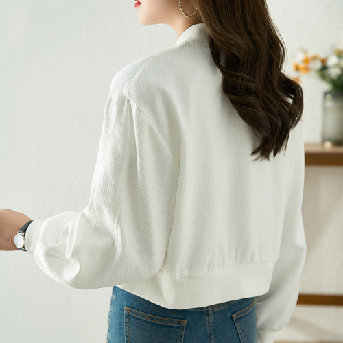 黑色短款衛衣外套早秋2025年新款高腰拉鍊夾克洋氣開衫春秋棒球服 黑色短款衛衣外套早秋2025年新款高腰拉鍊夾克洋氣開衫春秋棒球服