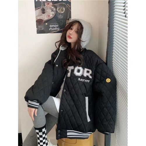 羽絨棉服少女生冬裝2025年新款初中高中學生棉襖短款棒球棉衣外套 羽絨棉服少女生冬裝2025年新款初中高中學生棉襖短款棒球棉衣外套