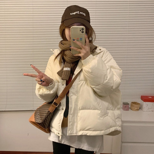 特價冬季羽絨棉服女裝短款網紅棉衣韓版寬松顯瘦棉祅冬裝上衣外套 特價冬季羽絨棉服女裝短款網紅棉衣韓版寬松顯瘦棉祅冬裝上衣外套