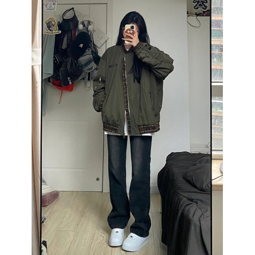 2025年新款棉服女冬季韓系棉襖美式棒球服棉衣秋冬小個子夾棉外套