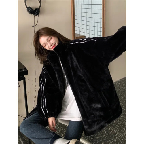 胖mm300斤大碼加絨羊羔毛立領棉服女秋冬寬松慵懶風百搭保暖外套 胖mm300斤大碼加絨羊羔毛立領棉服女秋冬寬松慵懶風百搭保暖外套