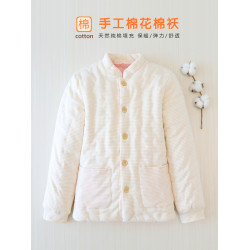 純棉花手工棉衣女士加厚內膽成人棉襖中年媽媽貼身保暖內穿棉服冬