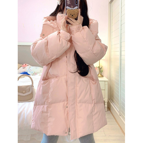 大碼連帽羽絨棉服女秋冬2025新款加厚保暖麵包服小個子中短款外套 大碼連帽羽絨棉服女秋冬2025新款加厚保暖麵包服小個子中短款外套