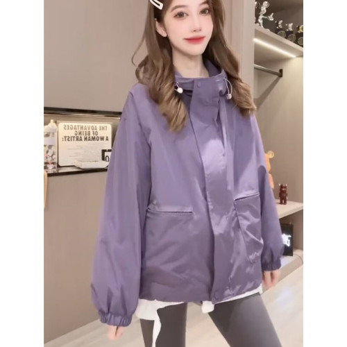 沖鋒衣外套女中長款夾棉上衣秋冬新2025寬松小個子高級感加厚外套 沖鋒衣外套女中長款夾棉上衣秋冬新2025寬松小個子高級感加厚外套