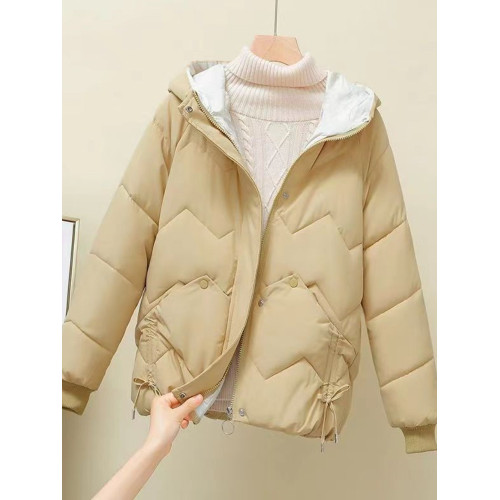 羽絨棉服女冬季2025新款韓版寬松小個子棉襖加厚時尚短款棉衣外套 羽絨棉服女冬季2025新款韓版寬松小個子棉襖加厚時尚短款棉衣外套