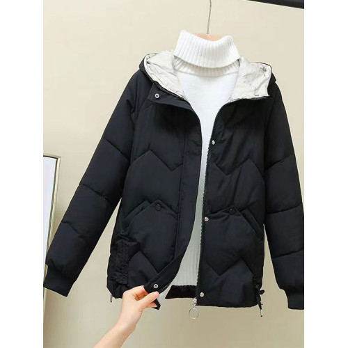 羽絨棉服女冬季2025新款韓版寬松小個子棉襖加厚時尚短款棉衣外套 羽絨棉服女冬季2025新款韓版寬松小個子棉襖加厚時尚短款棉衣外套