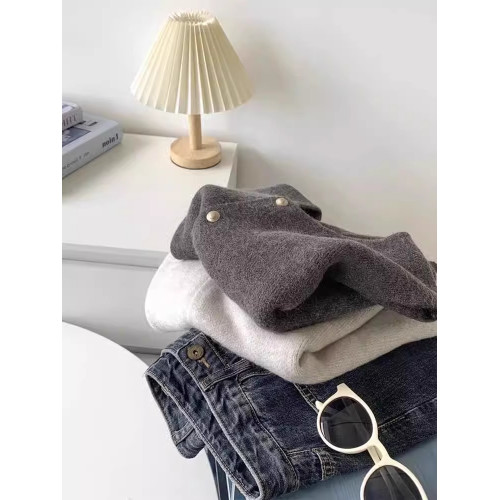 小香風灰色針織背心馬甲女秋冬外穿坎肩圓領開衫小個子曡穿馬夾 小香風灰色針織背心馬甲女秋冬外穿坎肩圓領開衫小個子曡穿馬夾