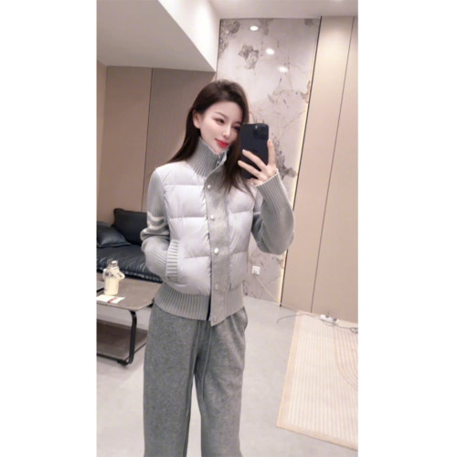 小香風針織羽絨棉服短款外套2025年冬季新款秋冬棉衣棉襖加厚女裝 小香風針織羽絨棉服短款外套2025年冬季新款秋冬棉衣棉襖加厚女裝