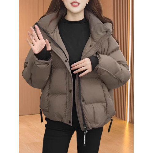 短款棉服外套女2025新款爆款冬小個子連帽棉衣百搭加厚保暖麵包服 短款棉服外套女2025新款爆款冬小個子連帽棉衣百搭加厚保暖麵包服