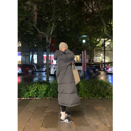 長款羽絨棉服女2025年新款冬季中長款長過膝棉襖棉衣加厚冬裝外套