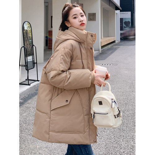加厚麵包服羽絨棉衣棉服女韓系寬松中長款冬季外套棉襖2025年新款