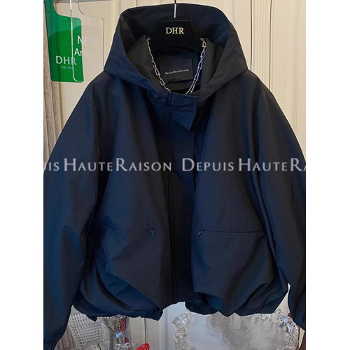 2025春秋季新款女士獨特洋氣休閒風衣花苞短外套寬松沖鋒衣夾克服 2025春秋季新款女士獨特洋氣休閒風衣花苞短外套寬松沖鋒衣夾克服