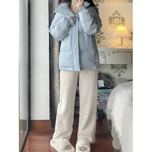 中戯同款黑色棉服女冬季加厚短款韓系棉襖2025新款純色爆款厚外套 中戯同款黑色棉服女冬季加厚短款韓系棉襖2025新款純色爆款厚外套