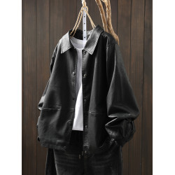 黑色皮衣外套女2025新款秋冬翻領爆款酷颯風小個子加厚夾棉皮夾克