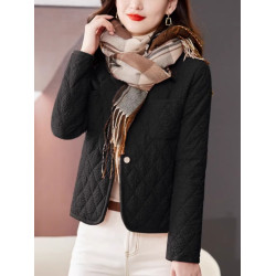 小香風輕薄棉衣外套女冬季2025新款洋氣減齡修身顯瘦棒球服小棉襖