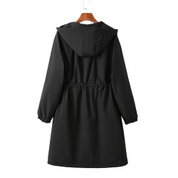 冬裝加絨棉衣棉服派克服外套胖mm加肥大碼女裝280斤加厚風衣200斤